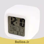 ساعت رومیزی دیجیتال هفت رنگ بالیکو مدل مکعب