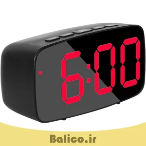فروشگاه بالیکو 111 ساعت رومیزی دیجیتال بالیکو مدل GH0711L دارای نمایش تاریخ دماسنج و زنگ بیداری