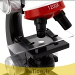 نمای نزدیک میکروسکوپ