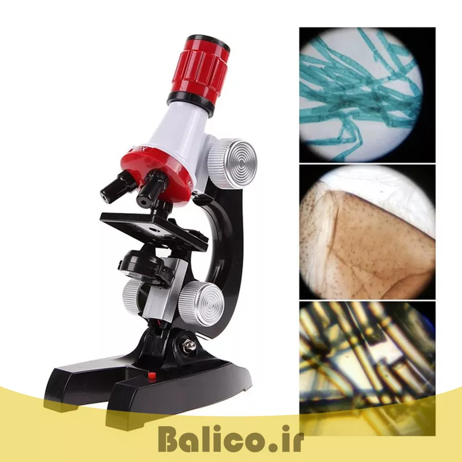 میکروسکوپ آموزشی 1200 برابر بالیکو مدل 2121 6 بزرگنمایی میکروسکوپ 1200 برابر
