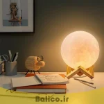 چراغ خواب بالیکو طرح کهکشانی مدل کره ماه شارژی ارتفاع 18 سانتی