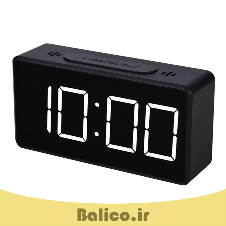 ساعت رومیزی دیجیتال بالیکو مدل دانش آموز دارای زنگ بیداری و نمایش تاریخ و دما