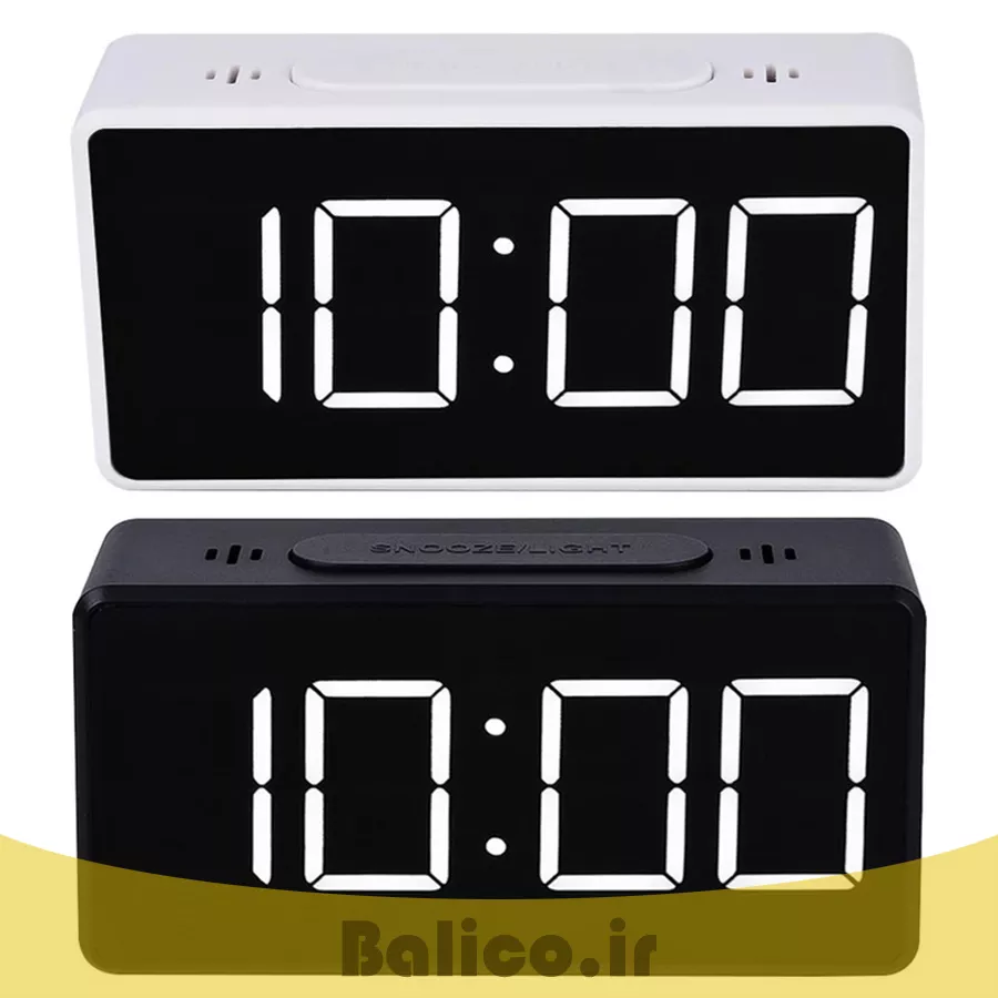 ساعت رومیزی دیجیتال بالیکو مدل دانش آموز دارای زنگ بیداری و نمایش تاریخ و دما