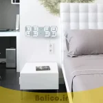 ساعت رومیزی دیجیتال بالیکو نصب شده بروی دیوار