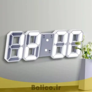 فروشگاه بالیکو 109 ساعت رومیزی دیجیتال بالیکو طرح سه بعدی 3D LED Clock دارای زنگ بیداری تاریخ و دمای محیط