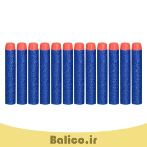 فروشگاه بالیکو 135 تیر فومی اصلی برند نرف مدل Nerf ELITE بسته 12 عددی