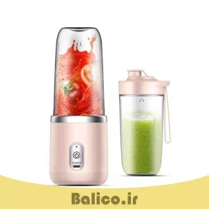 فروشگاه بالیکو 136 مخلوط کن شارژی قابل حمل مدل SMALL PORTABLE JUICER دو کاپ با ظرفیت 400 میلی لیتر