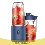 مخلوط کن شارژی قابل حمل مدل SMALL PORTABLE JUICER دو کاپ با ظرفیت 400 میلی لیتر
