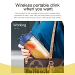 مخلوط کن شارژی قابل حمل مدل SMALL PORTABLE JUICER دو کاپ با ظرفیت 400 میلی لیتر