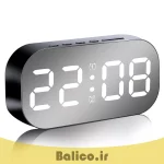 ساعت رومیزی دیجیتال بالیکو مدل LED CLOCK دارای نمایش تاریخ دماسنج و دو زمان زنگ بیداری