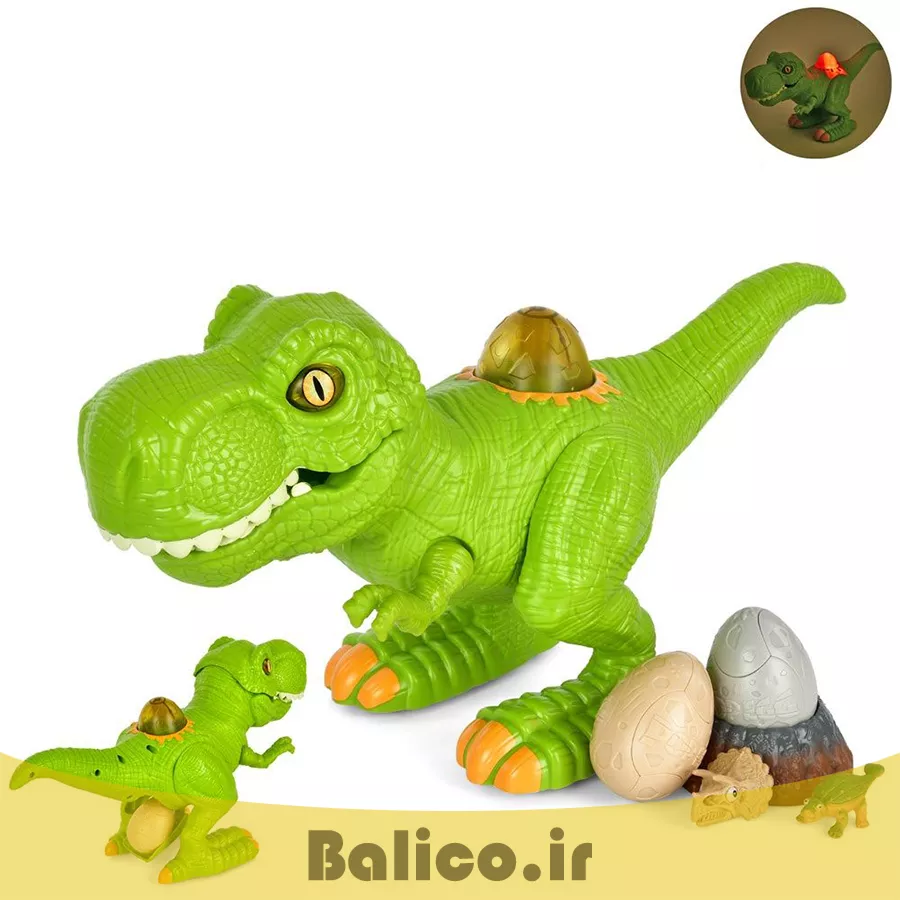 اسباب بازی طرح دایناسور موزیکال و چراغدار مدل DINOSAUR PLANET کد RS060