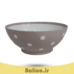 پیاله خالدار هوبی لایف ترکیه مدل 2281 حجم 350 میلی‌لیتر | طرح شاد، باکیفیت و مناسب سرو روزانه