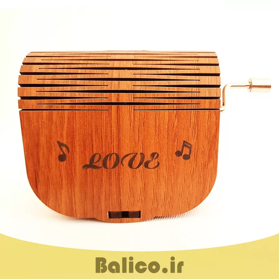 جعبه موزیکال بالیکو طرح عشق نمای بالا