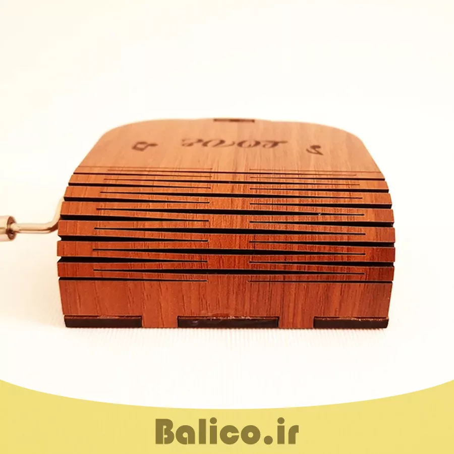 جعبه موزیکال بالیکو طرح عشق نمای پشت