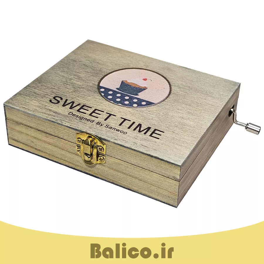 جعبه موزیکال بالیکو طرح SWEET TIME مدل Cupcake