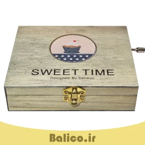 فروشگاه بالیکو 119 جعبه موزیکال بالیکو طرح SWEET TIME مدل Cupcake