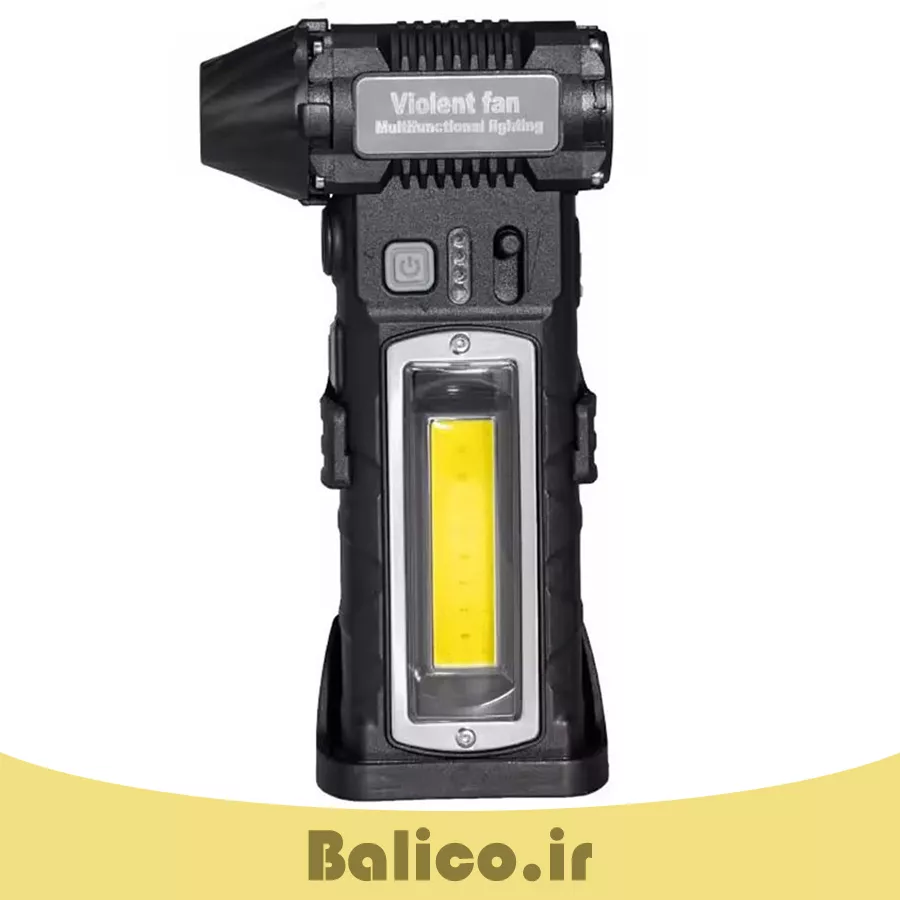 جت فن ویولنت اصلی مدل F020B همراه با دو چراغ شارژی پر قدرت