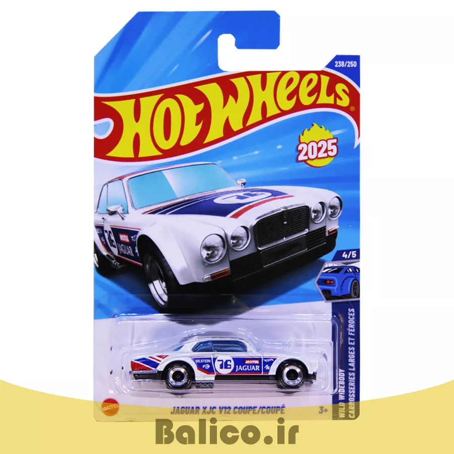 ماکت ماشین هات ویلز مدل جگوار JGUAR XJC V12 COUPEA سری WILD WIDEBODY CARROSSERIES LARGES ET FEROCES 7 ماکت ماشین هات ویلز مدل جگوار JAGUAR XJC V12 COUPE سری WILD WIDEBODY CARROSSERIES LARGES ET FEROCES