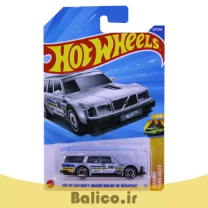 ماکت ماشین هات ویلز مدل ولوو VOLVO 240 DRIFT WAGON سری WAGONS FAMILIALES