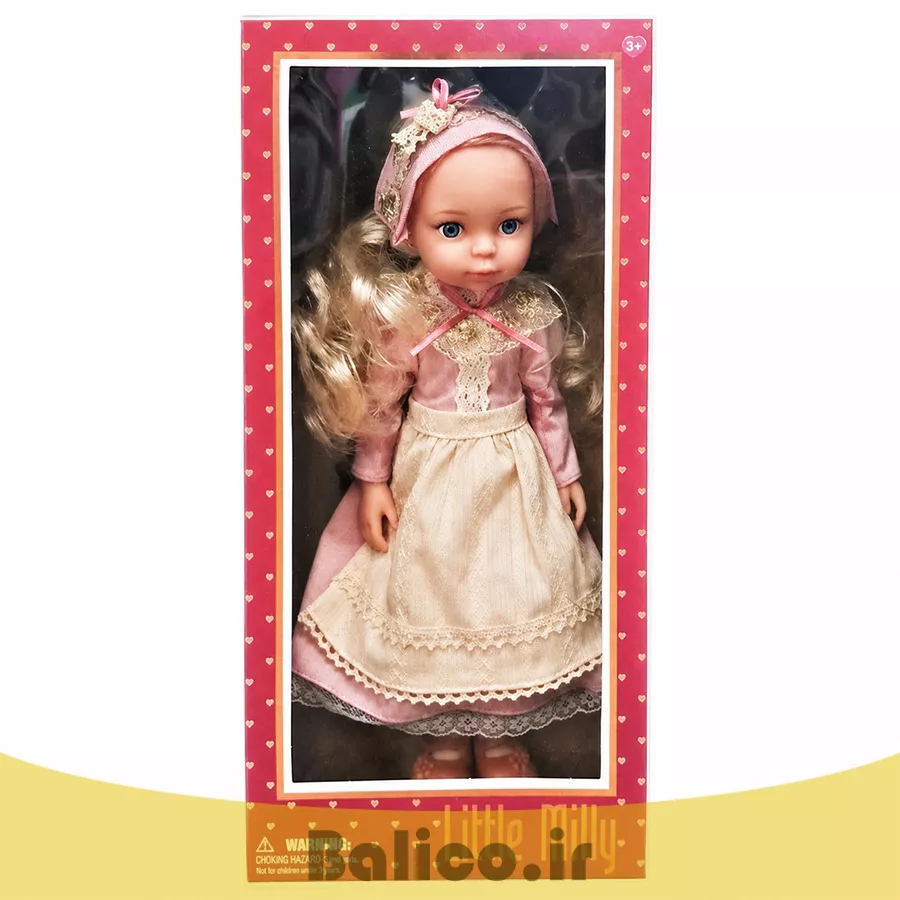 عروسک دختر little milly ارتفاع 35 سانتی متری کد 01 8 عروسک دختر little milly ارتفاع 35 سانتی متری کد 01