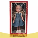 عروسک دختر little milly ارتفاع 35 سانتی متری کد 04