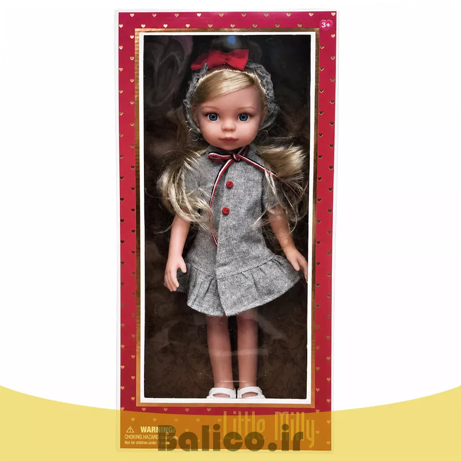 عروسک دختر little milly ارتفاع 35 سانتی متری کد 05 9 عروسک دختر little milly ارتفاع 35 سانتی متری کد 05