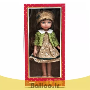 عروسک دختر little milly ارتفاع 35 سانتی متری کد 06
