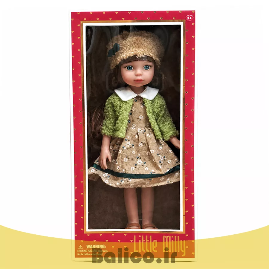 عروسک دختر little milly ارتفاع 35 سانتی متری کد 06 8 عروسک دختر little milly ارتفاع 35 سانتی متری کد 06