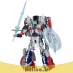 ماشین تبدیل شونده ترانسفورمرز آپتیموس پرایم برند هاسبرو مدل SILVER KNIGHT OPTIMUS PRIME
