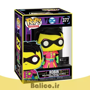 فیگور فانکو پاپ اورجینال مدل ROBIN کد 377 LIMITED EDITION نسخه محدود
