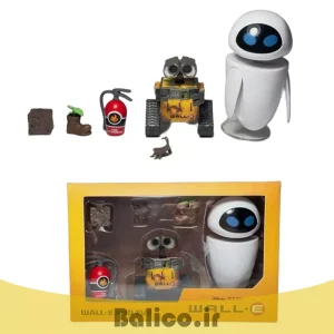 اکشن فیگور والی و ایو WALL-E AND EVE  برند think way مجموعه 6 عددی